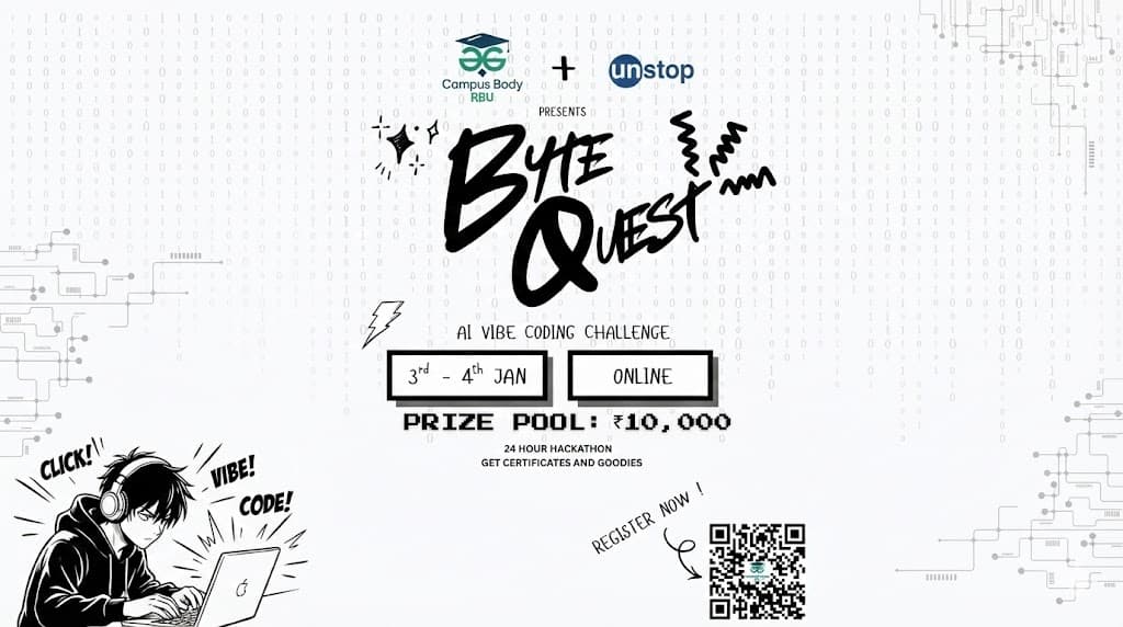 Byte Quest – AI Vibe Coding Challenge 2026 poster